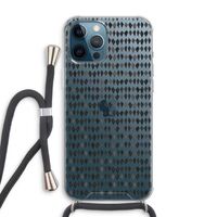 Crazy shapes: iPhone 12 Pro Max Transparant Hoesje met koord
