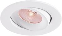 Enzo Thorgeon led inbouwspot 8,2w dimtowarm 96mm rond verstelbaar wit - led4680