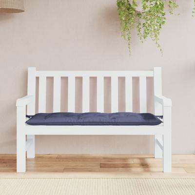 VidaXL Tuinbankkussen 120x50x7 cm oxford stof marineblauw