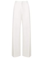 Gloria Coelho pantalon ample à taille-haute - Blanc