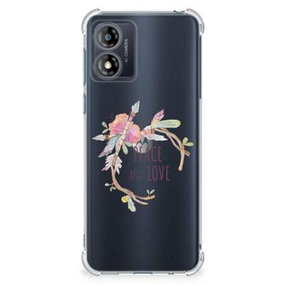 Motorola Moto E13 Stevig | Bumper Hoesje | Boho Text Motorola Moto E13 Stevig | Bumper Hoesje | Boho Text