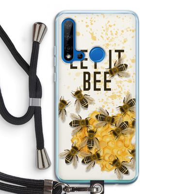 Let it bee: Huawei P20 Lite (2019) Transparant Hoesje met koord
