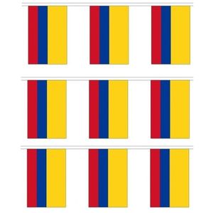 3x Buiten vlaggenlijn Colombia 3 m