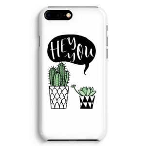 Hey you cactus: iPhone 8 Plus Volledig Geprint Hoesje