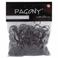 Invlecht elastiekjes bruin