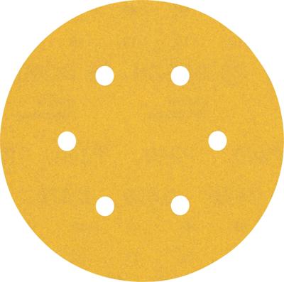 Bosch Accessoires Expert C470 schuurpapier voor excenterschuurmachines 150 mm, 6 gaten, K240 5-delig - 2608900819