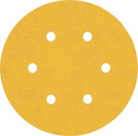 Bosch Accessoires Expert C470 schuurpapier voor excenterschuurmachines 150 mm, 6 gaten, K240 5-delig - 2608900819