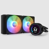 NZXT Kraken Elite 240 RGB Processor Alles-in-één vloeistofkoeler 12 cm Zwart 1 stuk(s) - thumbnail