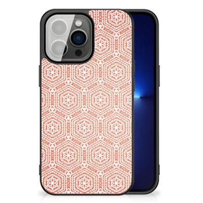 iPhone 13 Pro Back Case Pattern Orange