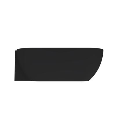 Arcqua Havana Halfvrijstaand Bad - 170x80cm - links - mat zwart BAD124774