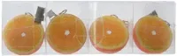 Decoris tafelkleedgewicht polyresin sinaasappel 5x5x3cm oranje