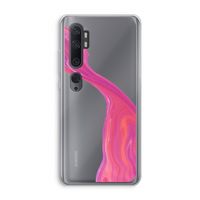 Paarse stroom: Xiaomi Mi Note 10 Transparant Hoesje