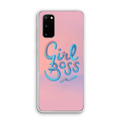 Girl boss: Samsung Galaxy S20 Transparant Hoesje