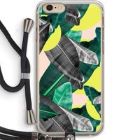 Fantasie jungle: iPhone 6 PLUS / 6S PLUS Transparant Hoesje met koord