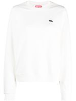 Diesel sweat en coton à logo brodé - Blanc