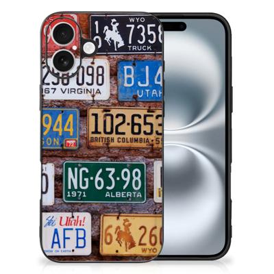 iPhone 16 Silicone Back Case Kentekenplaten iPhone 16 Silicone Back Case Kentekenplaten