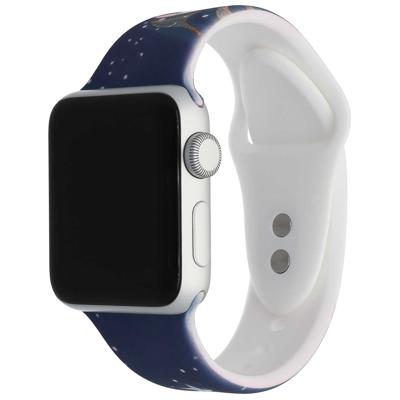 Apple Watch Print Sport Band - Kerst Sneeuwpop Donkerblauw - 44, 45, 46 & 49mm Apple Watch Print Sport Band - Kerst Sneeuwpop Donkerblauw - 44, 45, 46 & 49mm