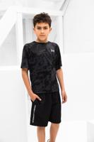 Under Armour Tech 2.0 Zomerset Kids Zwart/Donkergrijs - Maat 128 - Kleur: DonkergrijsZwart | Soccerfanshop