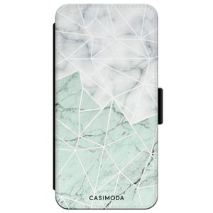 iPhone XR flipcase - Marmer mint mix