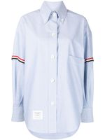 Thom Browne chemise oversize à liserés en ruban gros-grain - Bleu - thumbnail