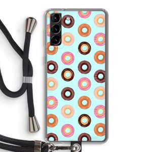 Donuts: Samsung Galaxy S21 Plus Transparant Hoesje met koord