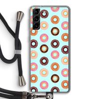 Donuts: Samsung Galaxy S21 Plus Transparant Hoesje met koord