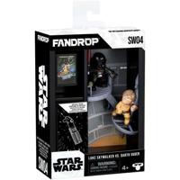Figurina - FANDROP x STAR WARS - Luke vs Darth Vader - Vetrina con scena cult + mini poster - 18 cm