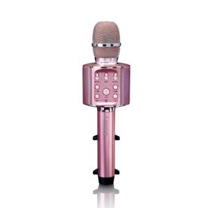Lenco BC-090 PK karaoke zangmicrofoon met discoverlichting