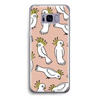Papegaai: Samsung Galaxy S8 Transparant Hoesje