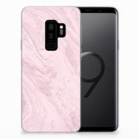 Samsung Galaxy S9 Plus | TPU | Siliconen hoesje | Marble Pink - Origineel Cadeau Vriendin