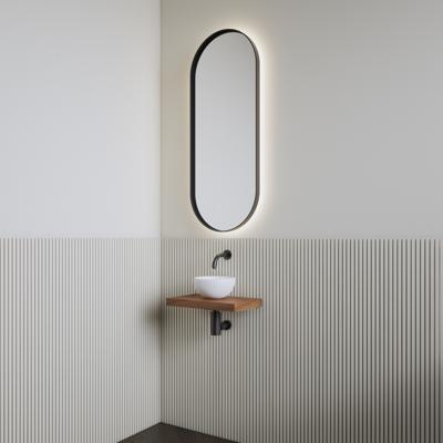 Fonteinset | BWS Leto | Planchet Walnut | Waskom Glans Wit