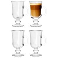 Urban Living Irish Coffee/koffie glazen Dublin - transparant glas - 4x stuks - 230 ml