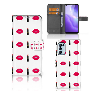 OPPO Find X3 Lite Telefoon Hoesje Lipstick Kiss