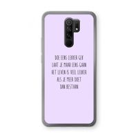Gek: Xiaomi Redmi 9 Transparant Hoesje