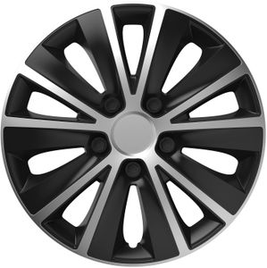 Wieldoppenset Rapide Silver&Black 15 inch WVS19248