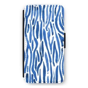 Blauwe nerven: iPhone 11 Flip Hoesje