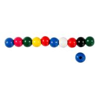 Creativ Company Houten kralen diverse kleuren, 150st.