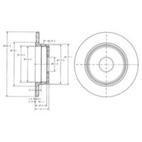 Delphi Diesel Remschijf BG2510 - thumbnail