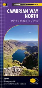Wandelkaart Cambrian Way North XT40 | Harvey Maps