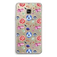 Bloemetjes: Samsung A3 (2017) Transparant Hoesje Bloemetjes: Samsung A3 (2017) Transparant Hoesje