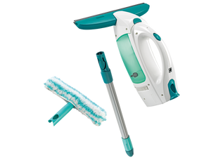 Leifheit dry en clean raamzuiger met steel 43 cm en inwasser click systeem