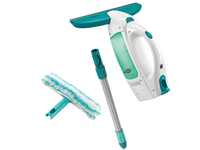 Leifheit dry en clean raamzuiger met steel 43 cm en inwasser click systeem