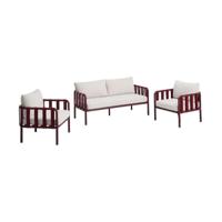 Kave Home Omala loungeset Burgundy