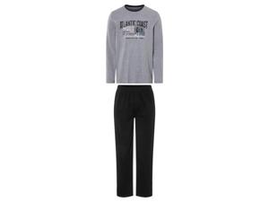 LIVERGY Heren pyjama (XL, Grijs)