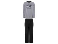 LIVERGY Heren pyjama (XL, Grijs)
