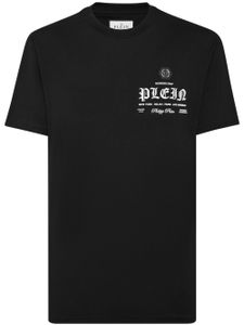 Philipp Plein t-shirt en coton à logo imprimé - Noir