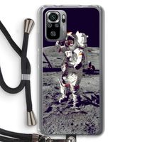 Spaceman: Xiaomi Redmi Note 10S Transparant Hoesje met koord