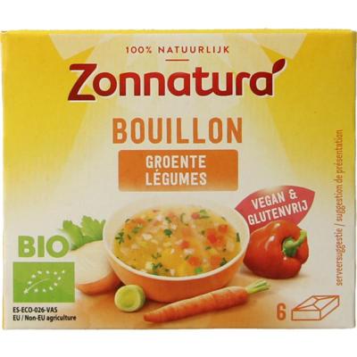 Zonnatura Groentebouillon tablet 11 gram bio