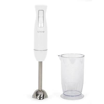 Staafmixer met kom - LIVOO - DOP245W - 400 W - 2 snelheden - Wit