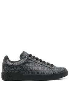 Dolce & Gabbana baskets Portofino en jacquard - Noir